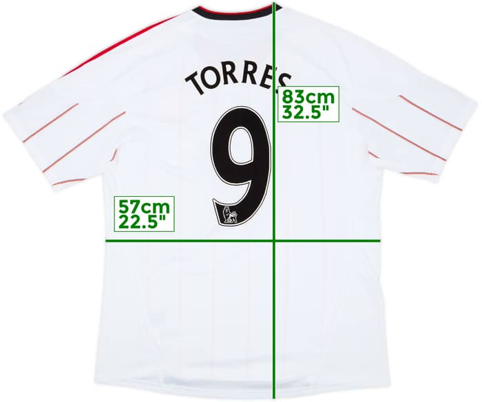 2010-11 Liverpool Away Shirt Torres #9 - 6/10 - (XL)