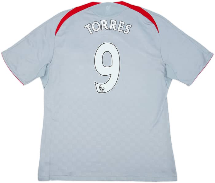 2008-09 Liverpool Away Shirt Torres #9 - 9/10 - (XL)