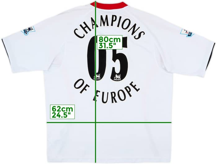 2005-06 Liverpool Away Shirt #05 - 7/10 - (XL)