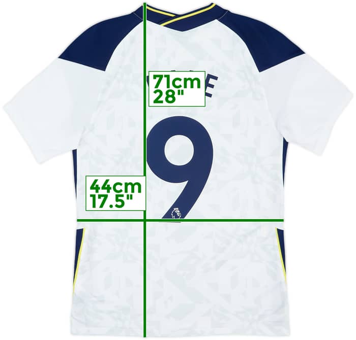 2020-21 Tottenham Home Shirt Bale #9 - 9/10 - (S)