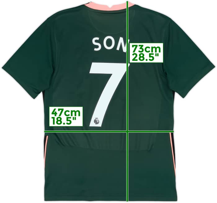 2020-21 Tottenham Away Shirt Son #7 - 8/10 - (S)