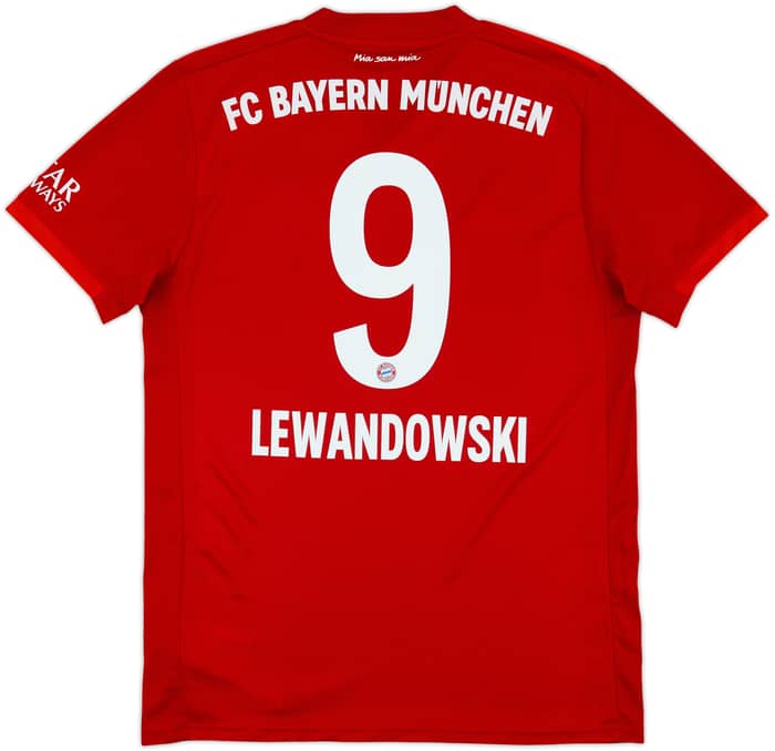 2019-20 Bayern Munich Home Shirt Lewandowski #9 - 10/10 - (M)