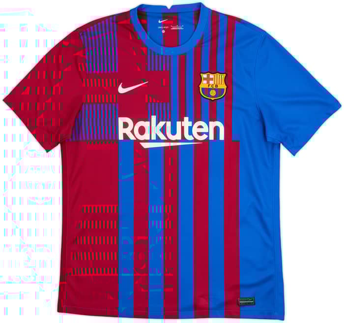 2021-22 Barcelona Home Shirt Gavi #30 - 9/10 - (L)