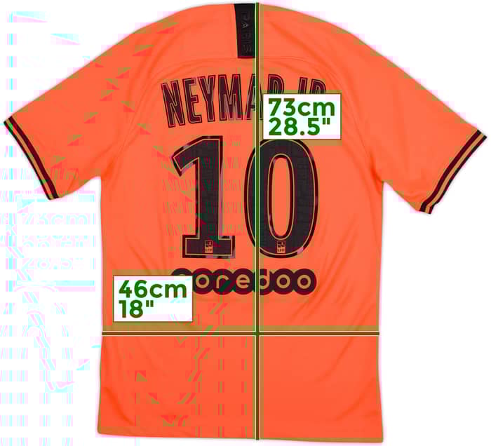 2019-20 Paris Saint-Germain Away Shirt Neymar Jr #10 - 9/10 - (S)