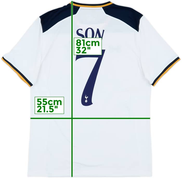 2016-17 Tottenham Home Shirt Son #7 - 8/10 - (XL)