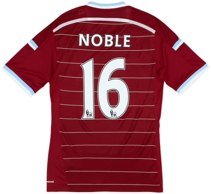 2014-15 West Ham Home Shirt Noble #16 - 9/10 - (M)
