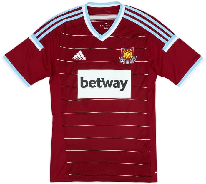 2014-15 West Ham Home Shirt Noble #16 - 9/10 - (M)