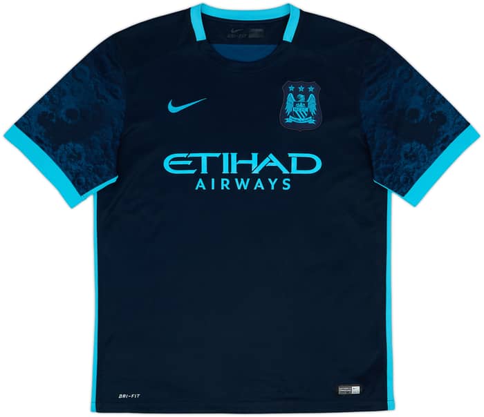 2015-16 Manchester City Away Shirt Kompany #4 - 9/10 - (L)