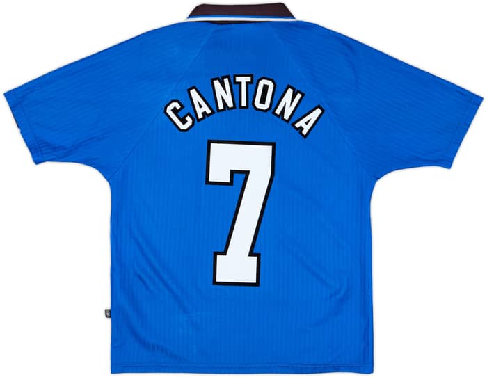1996-98 Manchester United Third Shirt Cantona #7 - 7/10 - (Y)