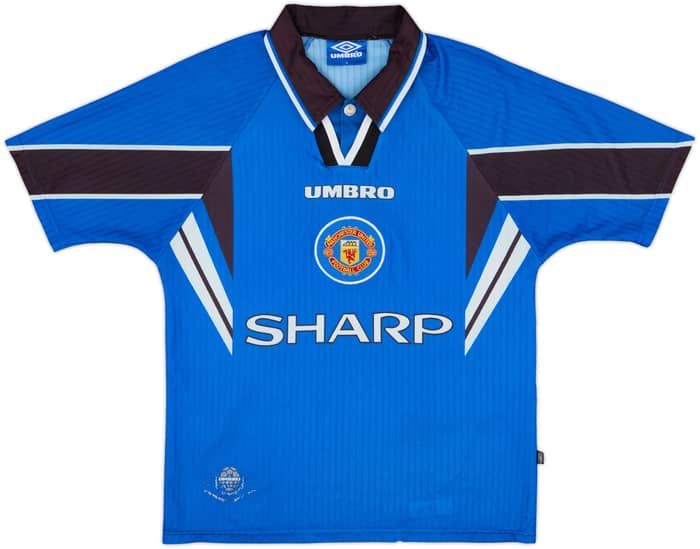 1996-98 Manchester United Third Shirt Cantona #7 - 7/10 - (Y)