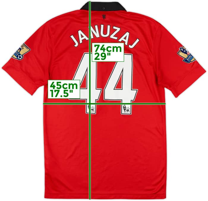 2013-14 Manchester United Home Shirt Januzaj #44 - 7/10 - (S)