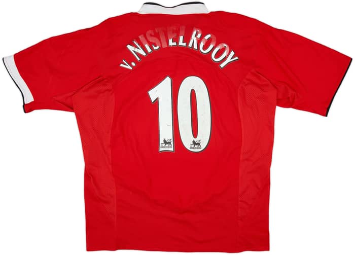 2004-06 Manchester United Home Shirt V.Nistelrooy #10 - 4/10 - (XL)