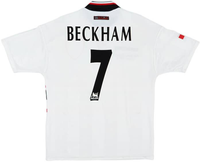 1997-99 Manchester United 'Champions' Away Shirt Beckham #7 - 8/10 - (M)