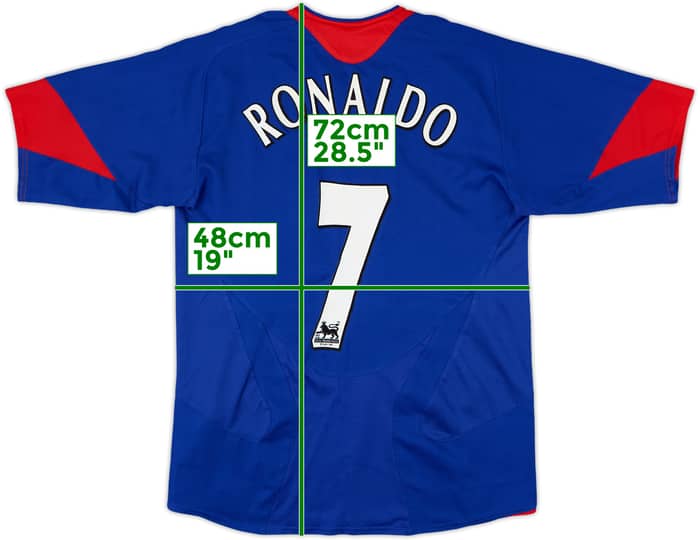 2005-06 Manchester United Away Shirt Ronaldo #7 - 8/10 - (S)