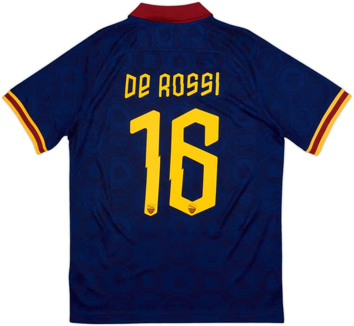 2019-20 Roma Third Shirt DeRossi #16 - 10/10 - (M)