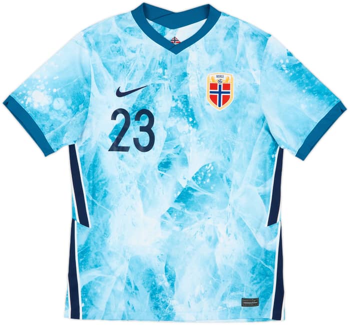2020-22 Norway Away Shirt Haaland #9 - 8/10 - (M)