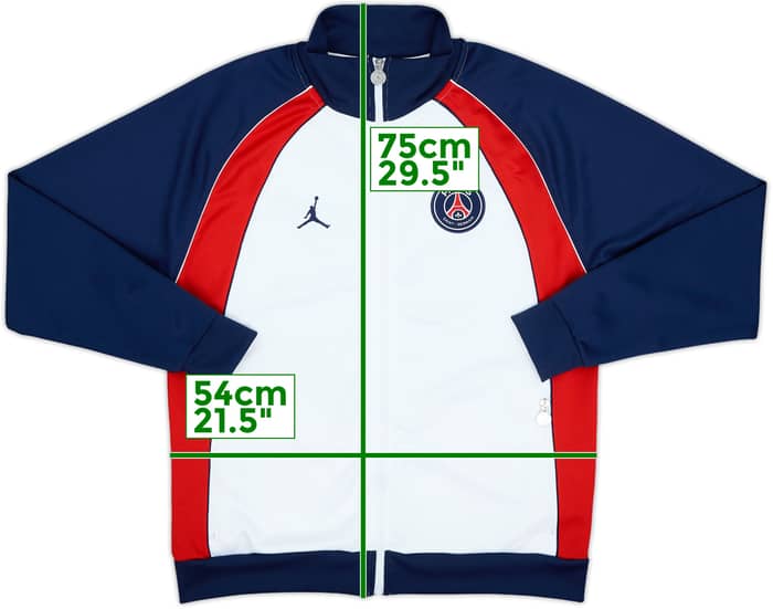 2021-22 Paris Saint-Germain Jordan Track Jacket - 8/10 - (M)