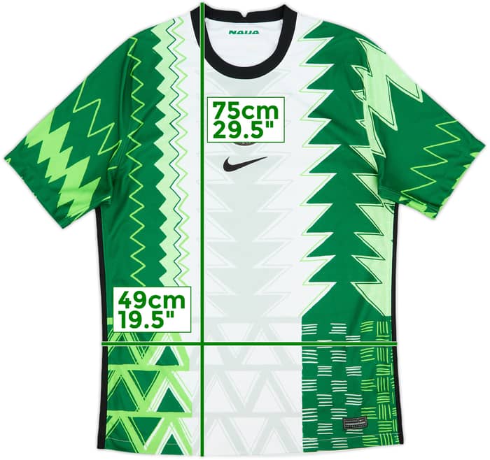2020-21 Nigeria Home Shirt - 7/10 - (M)