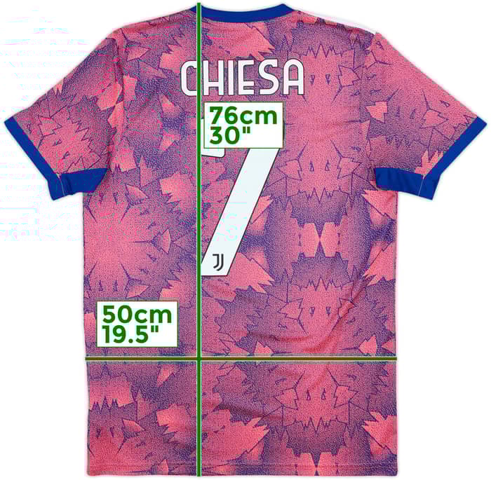 2022-23 Juventus Third Shirt Chiesa #7 - 10/10 - (M)