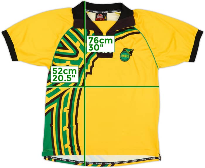 1998-00 Jamaica Home Shirt - 6/10 - (M)