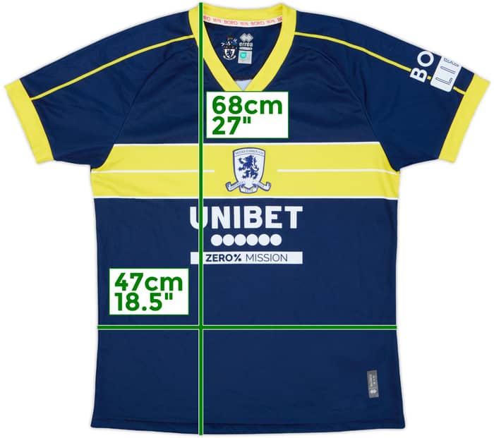 2023-24 Middlesbrough Away Shirt - 9/10 - (S)
