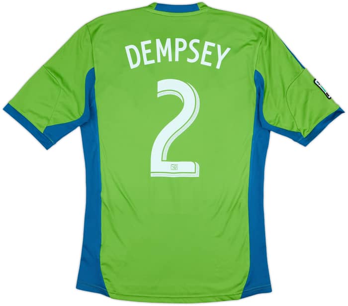 2015 Seattle Sounders adidas Home Shirt Dempsey #2 - 8/10 - (S)