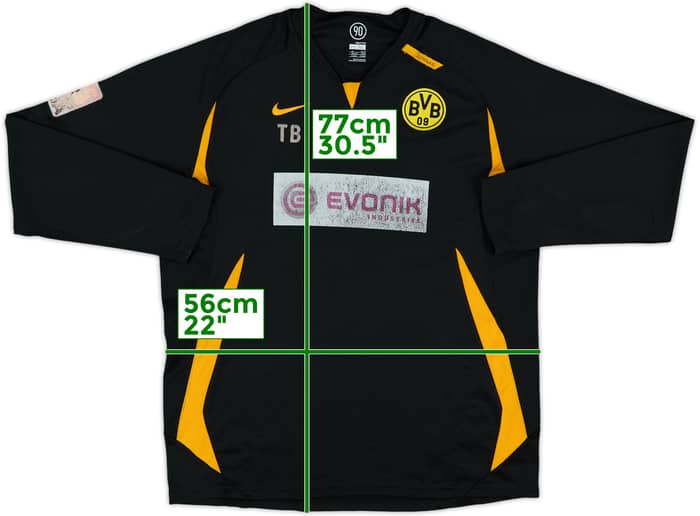 2007-08 Borussia Dortmund Player Issue Nike Training L/S Shirt TB - 5/10 - (XL)