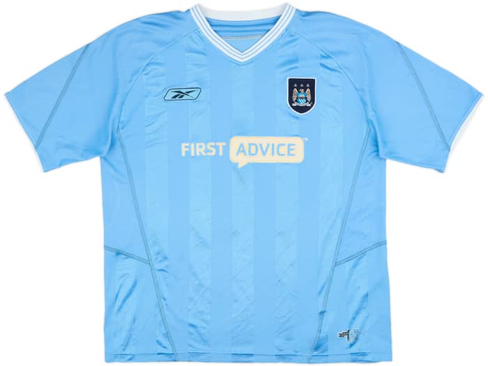 2003-04 Manchester City Home Shirt Anelka #39 - 8/10 - (L)