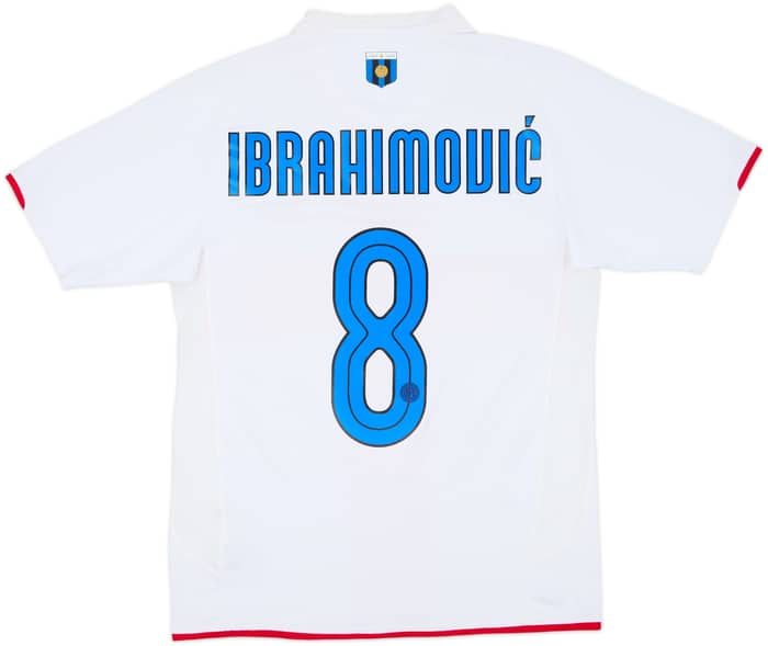 2007-08 Inter Milan Centenary Away Shirt Ibrahimovic #8 - 8/10 - (S)