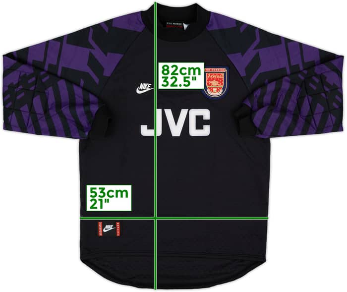 1995-97 Arsenal GK Shirt - 9/10 - (M)
