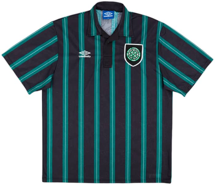 1992-93 Celtic Away Shirt - 8/10 - (XL)