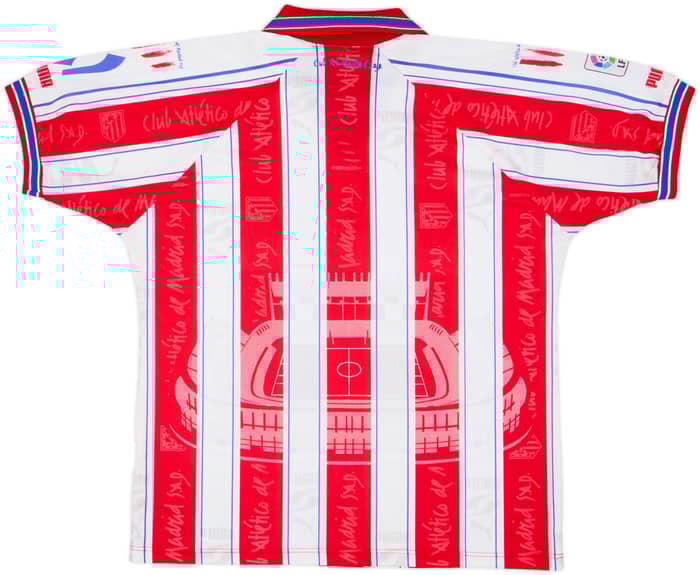 1996-97 Atletico Madrid Home Shirt - 8/10 - (M)