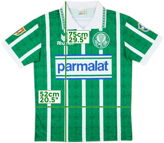 1995 Palmeiras Home Shirt #6 - 9/10 - (M)