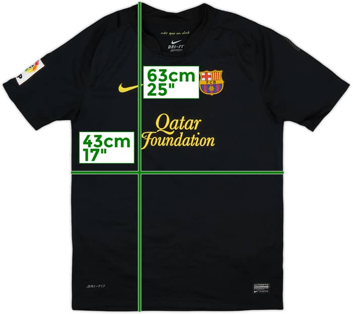 2011-12 Barcelona Away Shirt - 9/10 - (L.Boys)