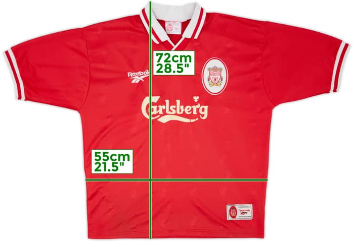 1996-98 Liverpool Home Shirt - 5/10 - (L)