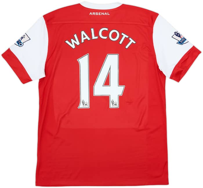 2010-11 Arsenal Home Shirt Walcott #14 - 6/10 - (L)