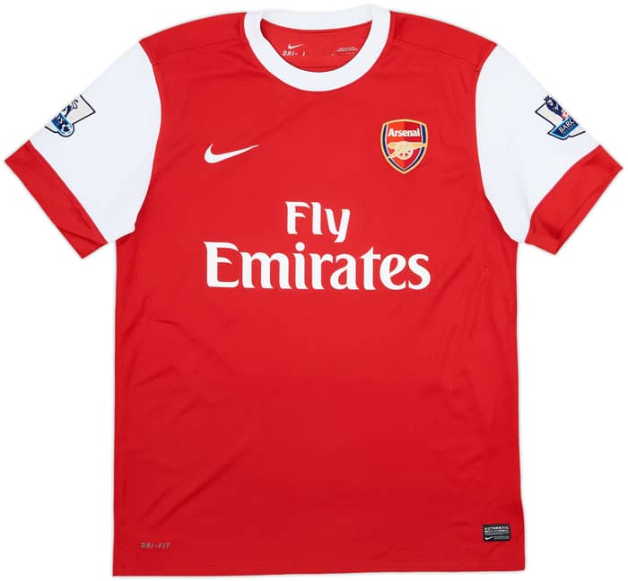 2010-11 Arsenal Home Shirt Walcott #14 - 6/10 - (L)