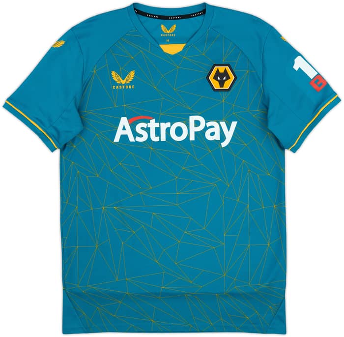 2022-23 Wolves Away Shirt Neves #8 - 7/10 - (M)