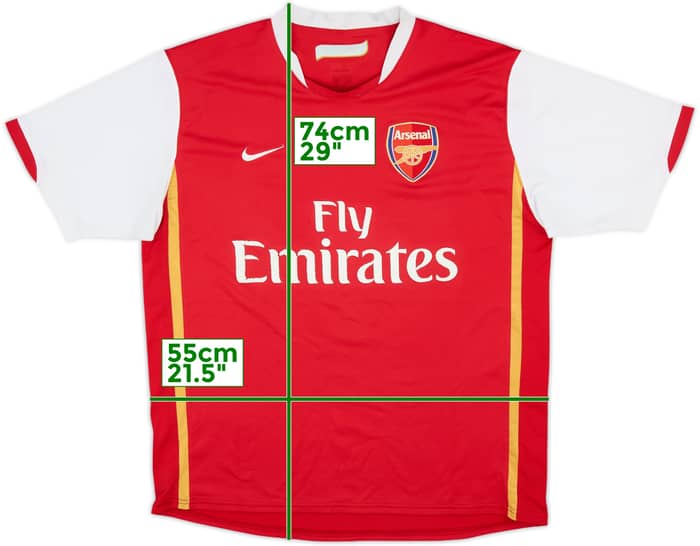 2006-08 Arsenal Home Shirt - 5/10 - (L)