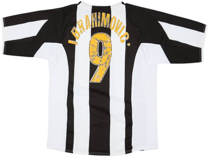 2004-05 Juventus Home Shirt Ibrahimovic #9 - 4/10 - (S)