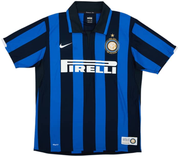 2007-08 Inter Milan Centenary Home Shirt Chivu #26 - 8/10 - (L)