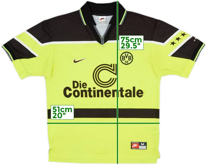 1997-98 Borussia Dortmund Home Shirt - 6/10 - (M)