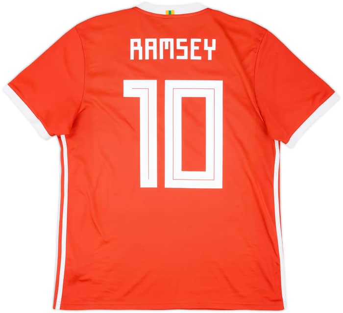 2018-19 Wales Home Shirt Ramsey #10 - 7/10 - (L)