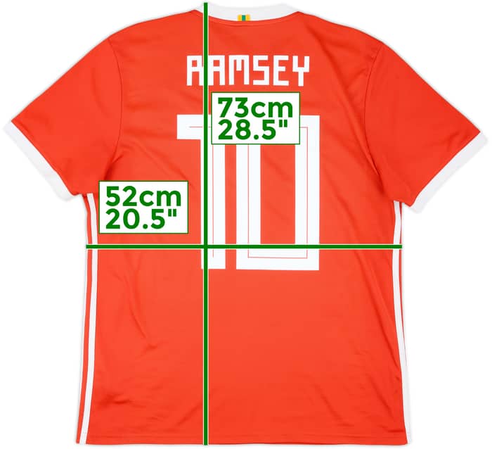 2018-19 Wales Home Shirt Ramsey #10 - 7/10 - (L)