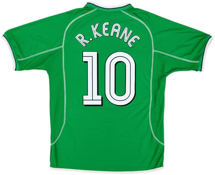 2001-03 Ireland Home Shirt R.Keane #10 - 9/10 - (L)