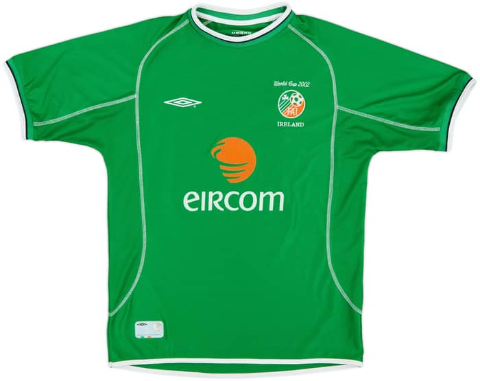 2001-03 Ireland Home Shirt R.Keane #10 - 9/10 - (L)