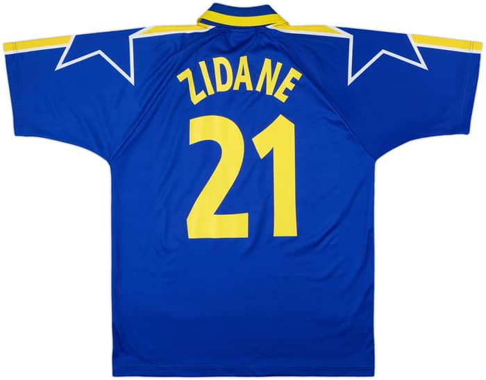 1996-97 Juventus Basic Away Shirt Zidane #21 - 8/10 - (L)