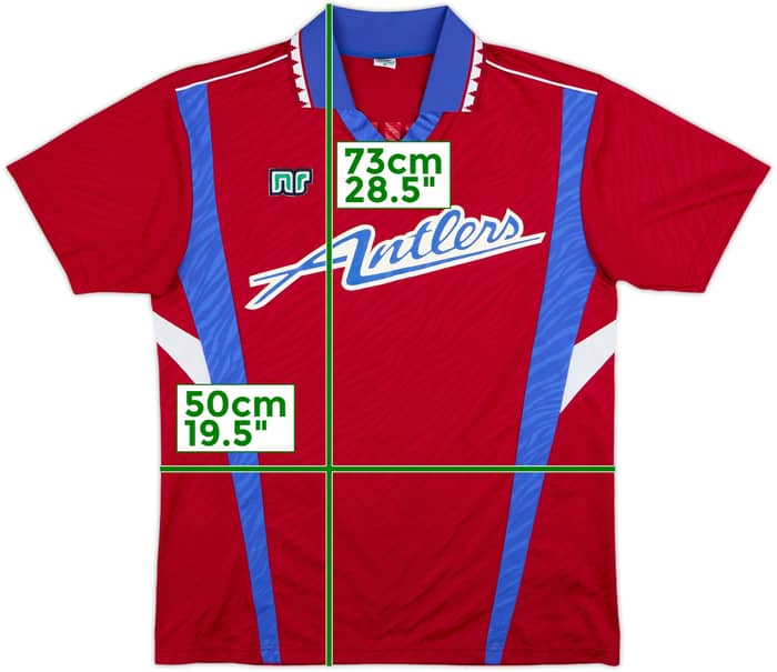 1992 Kashima Antlers Home Shirt - 9/10 - (M)