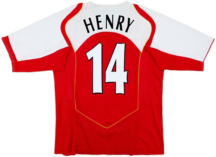 2004-05 Arsenal Home Shirt Henry #14 - 8/10 - (L)
