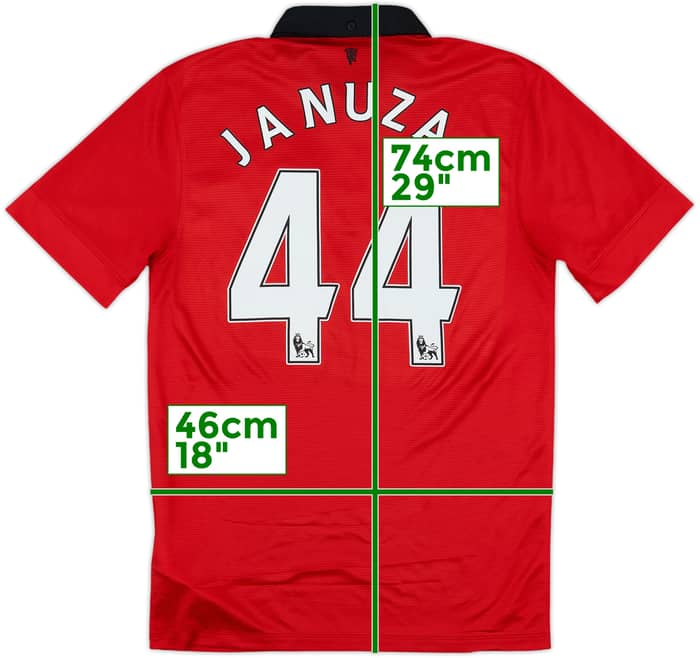2013-14 Manchester United Home Shirt Januzaj #44 - 8/10 - (S)